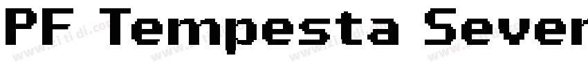 PF Tempesta Seven Co字体转换